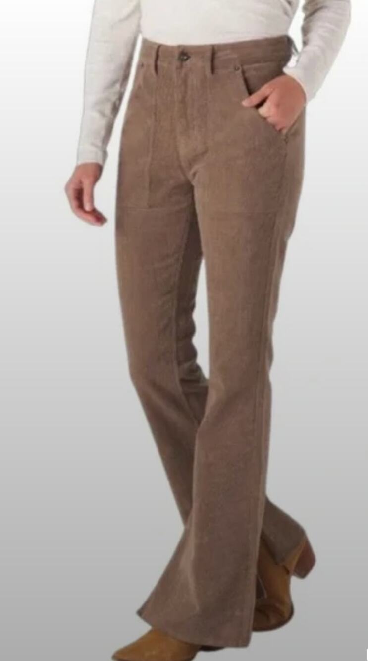 NWT: The Normal Brand - Women's High Rise, Split Hem, Flare Corduroy Pants, 26"
